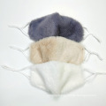 New arrival Warm soft furry face mask face cover with different colors with adjustable ear loops